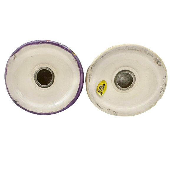 Hand-Painted Ceramic Dog Salt and Pepper Shakers Fun Collectible Tableware - Picture 3 of 8